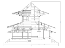 法隆寺金堂　構造模型の制作(H28)の画像1