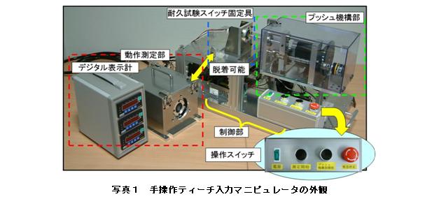 手操作ティーチ入力マニピュレーターの開発(H20)の画像1