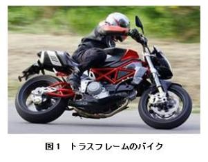 鋼管トラス構造を採用した原動機付自転車の製作(H20)の画像1