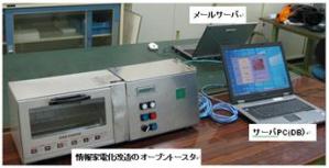 RF-IDシステムを用いたネットワークサーバからのレシピデータ取得機能搭載の新オーブントースターの開発及び製作(H20)の画像2