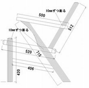 椅子の製作2　〜杉材を使用した軽休息用椅子の製作〜(H21)の画像1