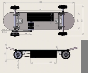 電動スケートボードの設計と製作(H22)の画像2