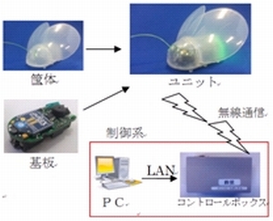 遠隔操作による昆虫ユニットの協調演奏システムの開発(H23)の画像1